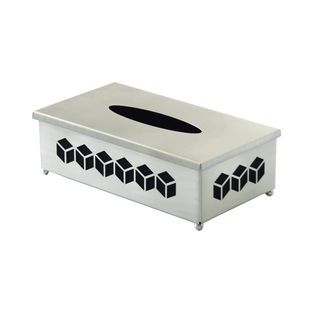 جای دستمال کاغذی نیکل سالینو مدل مکعب کد N-572