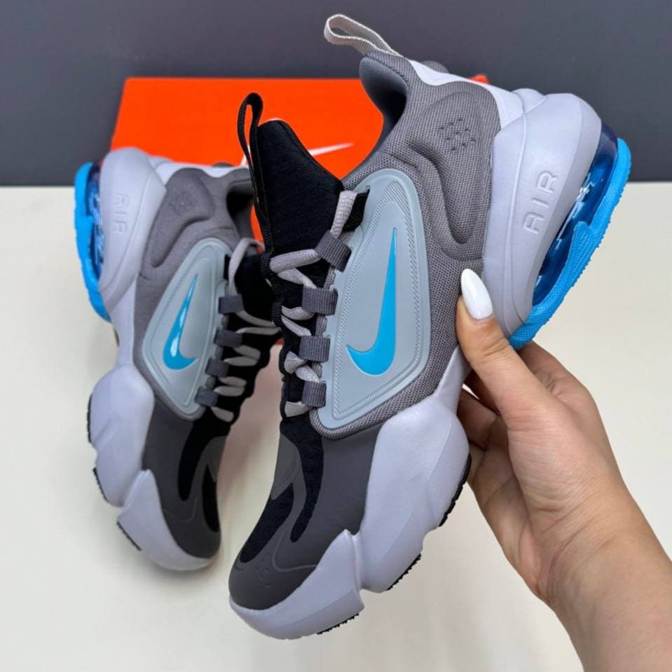 کفش نایک رانینگ ایر مکس ساواج طوسی آبی Nike Air Max Savage Grey Blue — تصویر ۴