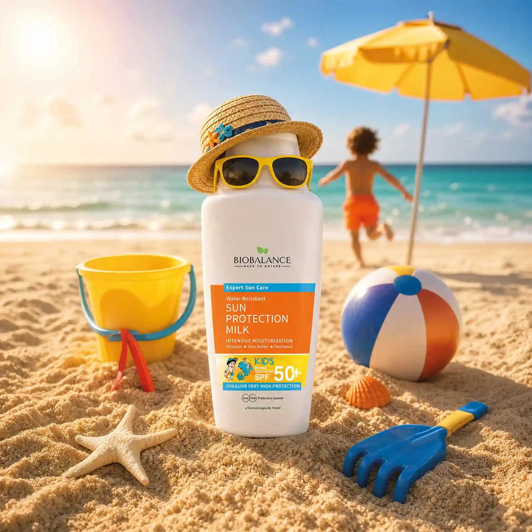 ضد آفتاب شیر کودک بایوبالانس سری Expert Sun Care مدل Kids با SPF50+ (حجم 150 میل) — تصویر ۳