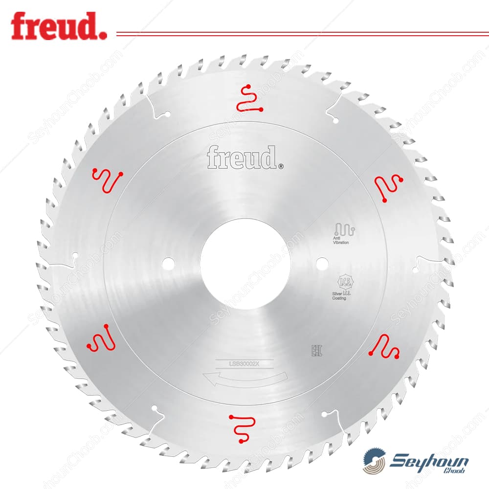 تیغ اره الماسه پانل بر قطر 30 سانتی متر 60 دندانه فرود مدل FREUD LSB30002X — تصویر ۲