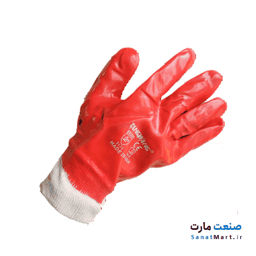 دستکش ضد اسید تانگ وانگ با مچ کشدار