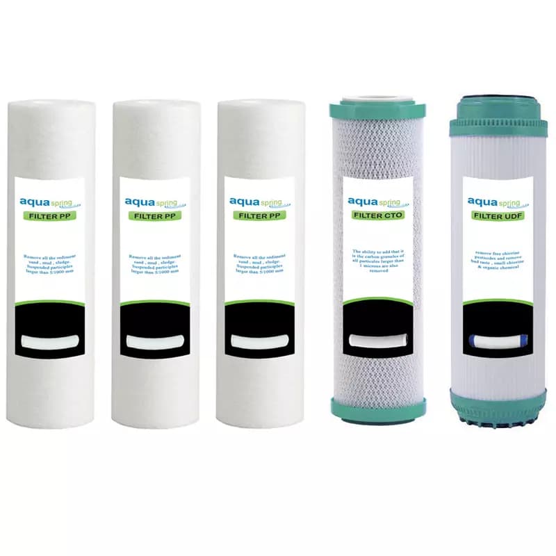 فیلتر دستگاه تصفیه آب آکوآاسپرینگ مدل EXTRA PP-2 مجموعه ۵ عددی