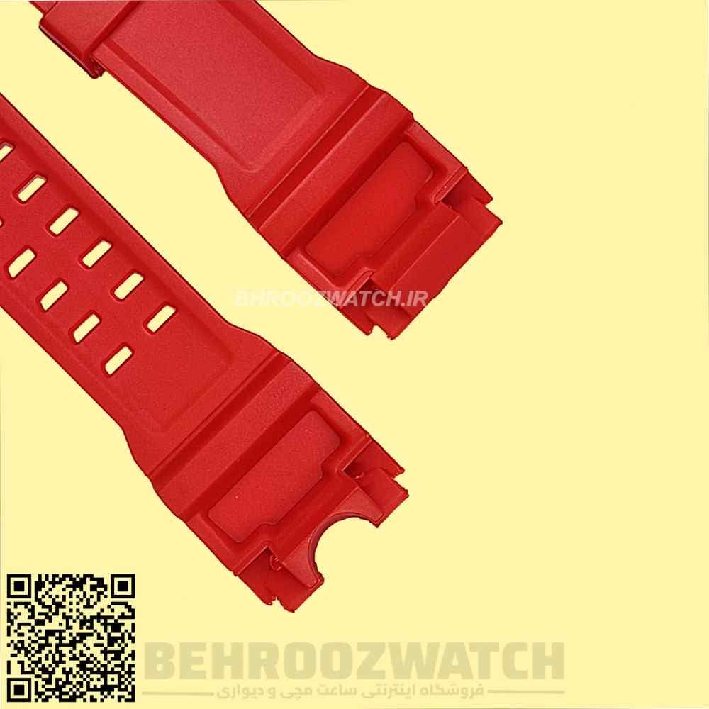 بند جی شاک و ساعت های دیجیتالی مدل B-G.SHOCK-6-2 قرمز — تصویر ۴