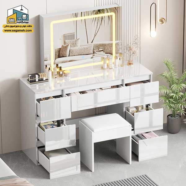 میز آرایش لامپ دار DMP265 — تصویر ۳