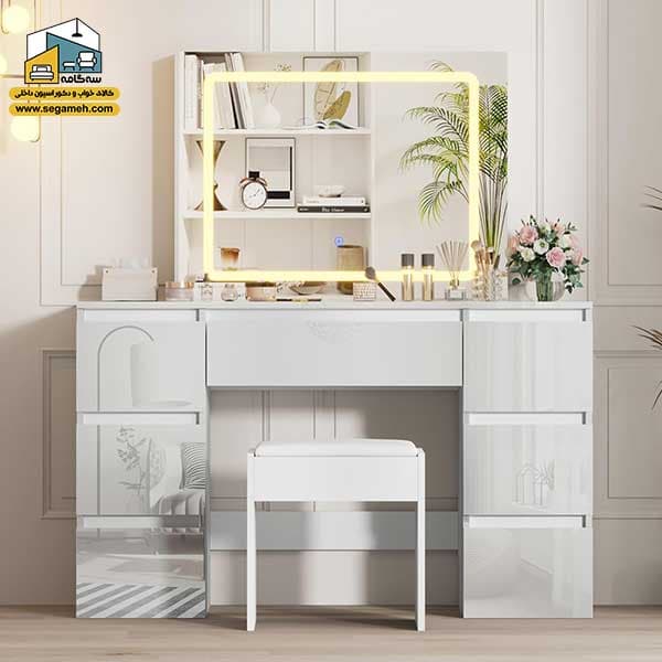 میز آرایش لامپ دار DMP265