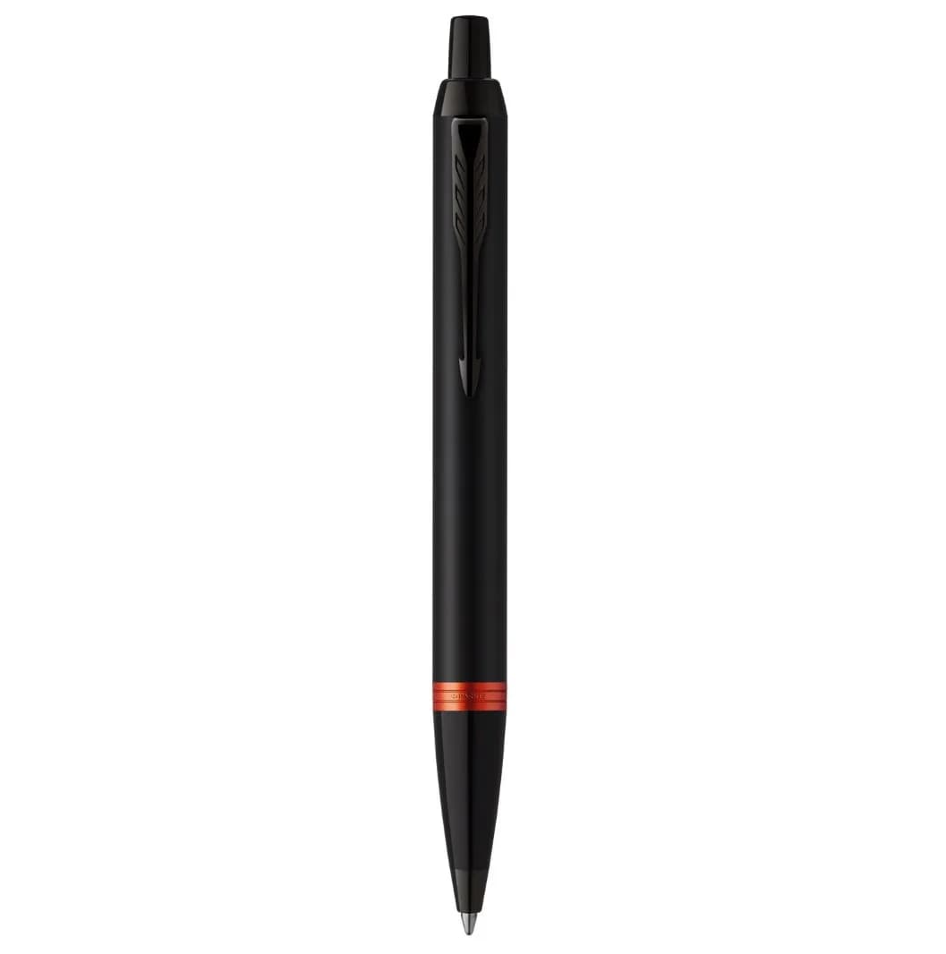 خودکار پارکر IM مات مشکی حلقه نارنجی – Parker IM Matte Black Orange Ring — تصویر ۲