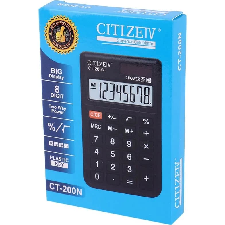 ماشین حساب جیبی Citi.Zetv مدل CT-200N — تصویر ۴