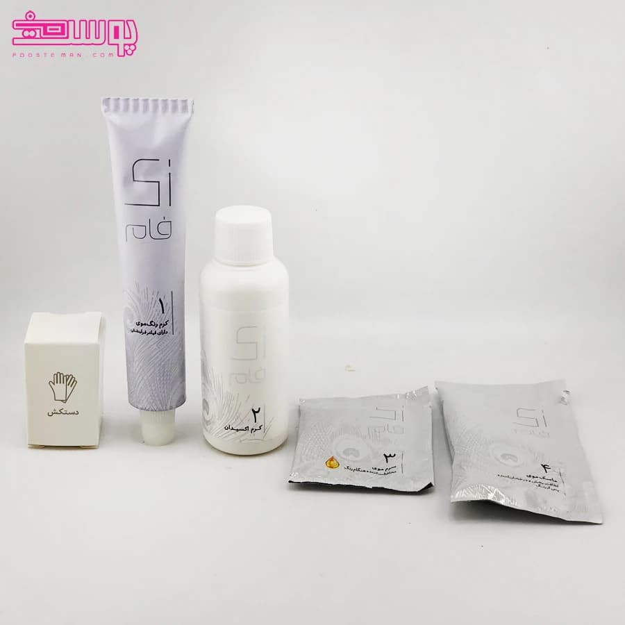 اوپن باکس_رنگ موی زی فام شماره 7.1 بلوند دودی حجم 50ml — تصویر ۲
