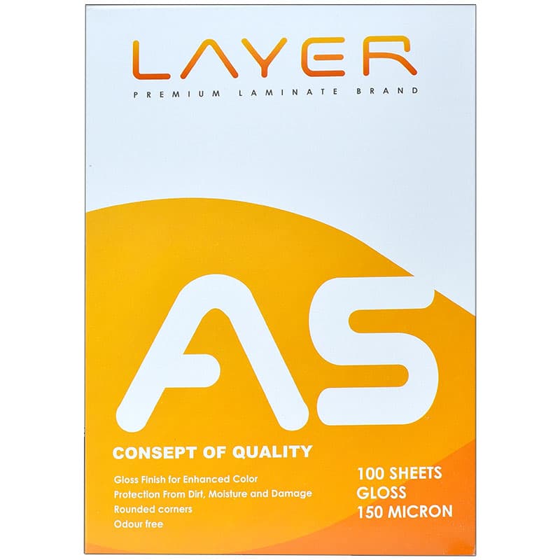 طلق پرس 150 میکرونی Layer سایز A5