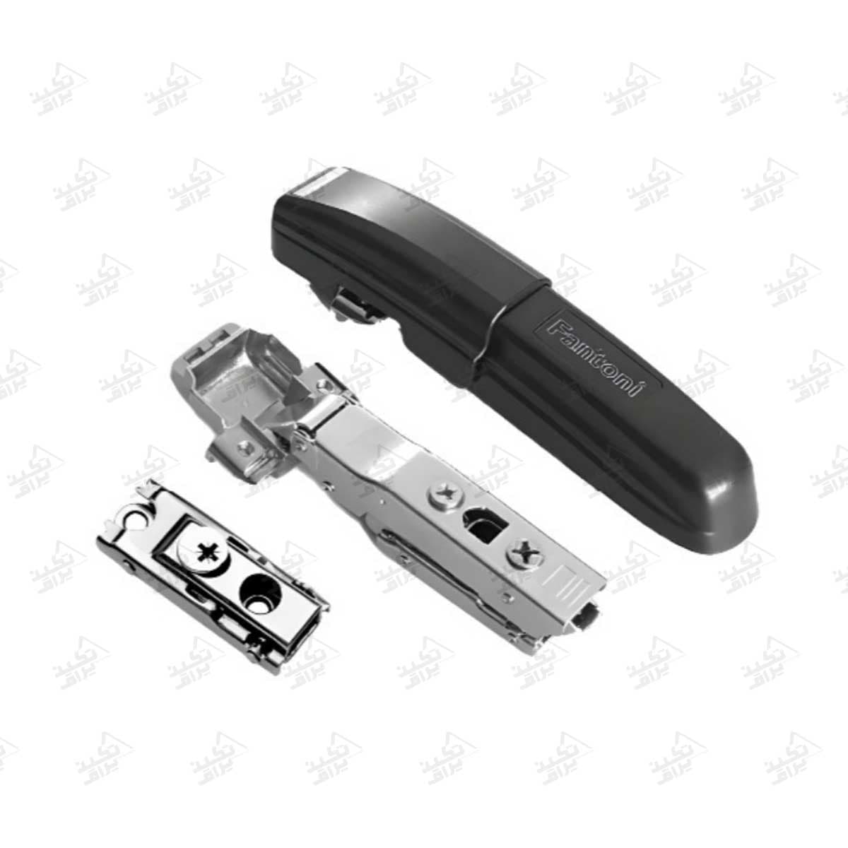 لولا آرام بند کاوردار پروفیل درب شیشه تیتانیومی سری پریمیوم پلاس فانتونی مدل A115