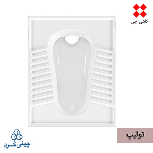 توالت زمینی تولیپ تخت (ریم باز) درجه 2