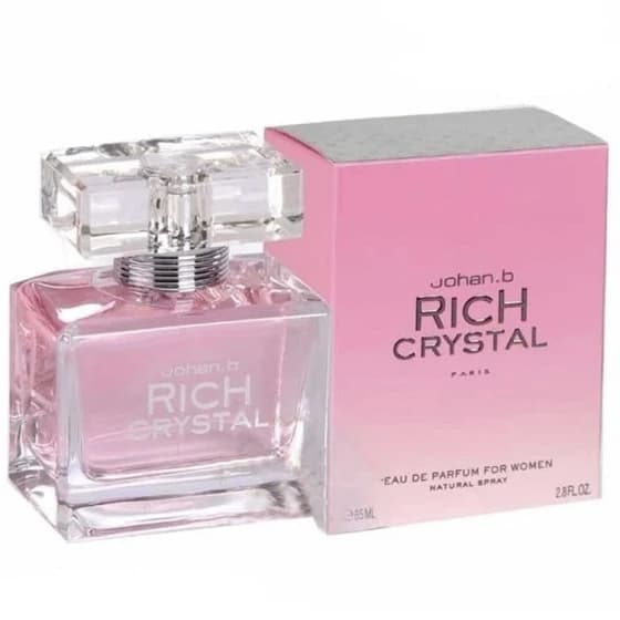 عطر ادکلن ریچ کریستال اصلی و اورجینال فرانسه RICH CRYSTAL 85ml | GEPARLYS / JOHAN.B RICH CRYSTAL EDP 85ml