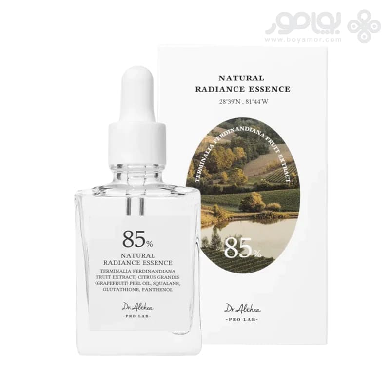 اسنس روشن و درخشان کننده دکتر آلتیا NATURAL RADIANCE حجم 30 میل — تصویر ۳