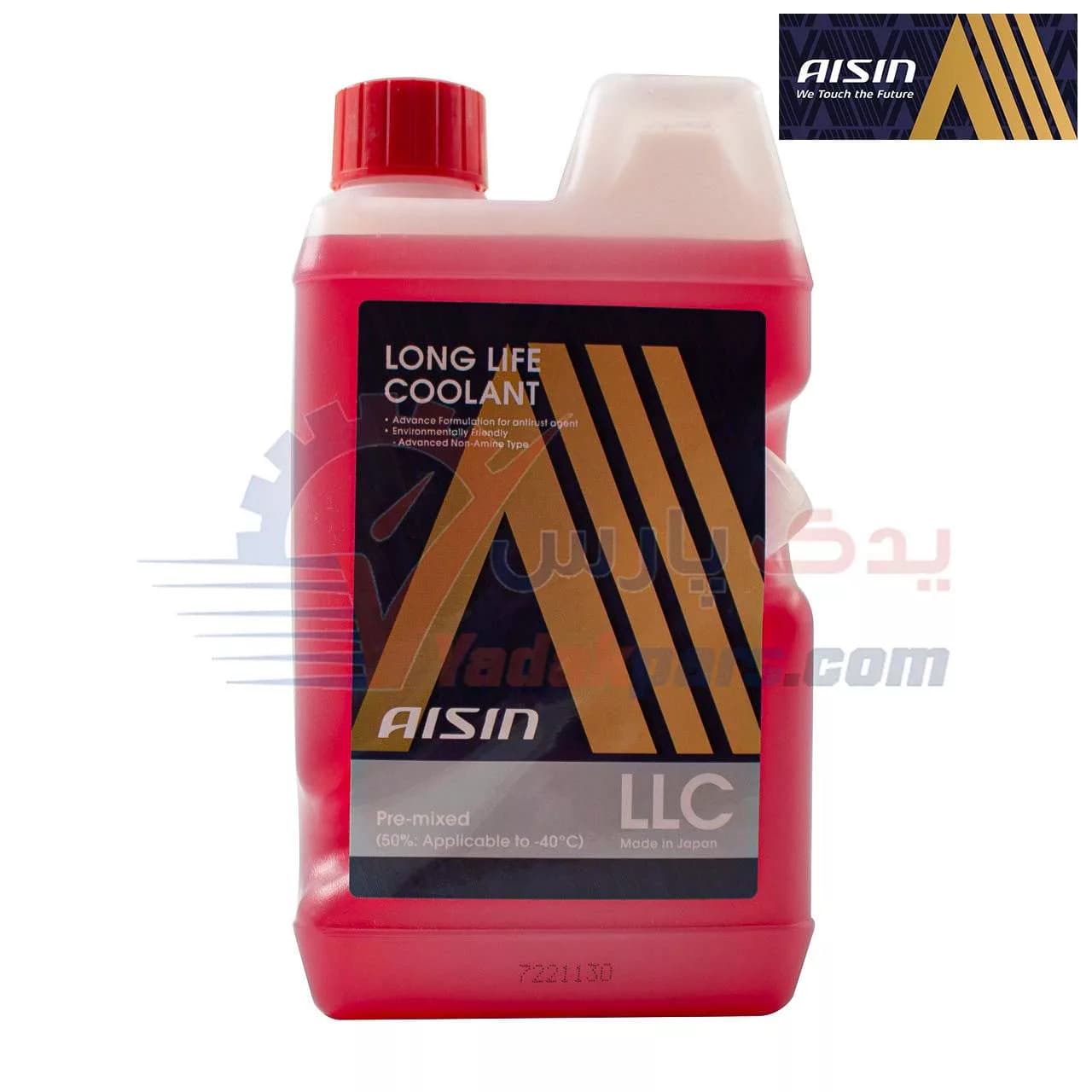 ضدیخ آیسین قرمز لانگ لایف ژاپن (1 لیتری) (لیبل شرکتی)