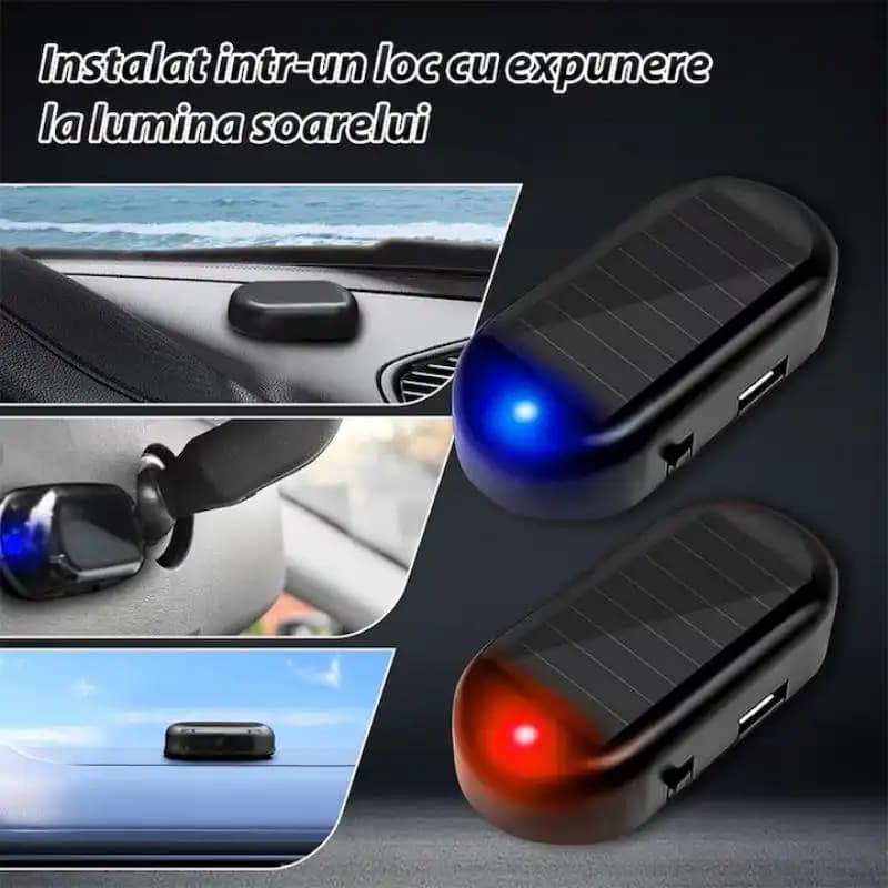 دزدگیر فیک سولار چشمک زن مدل Car Alarm کد634 — تصویر ۴