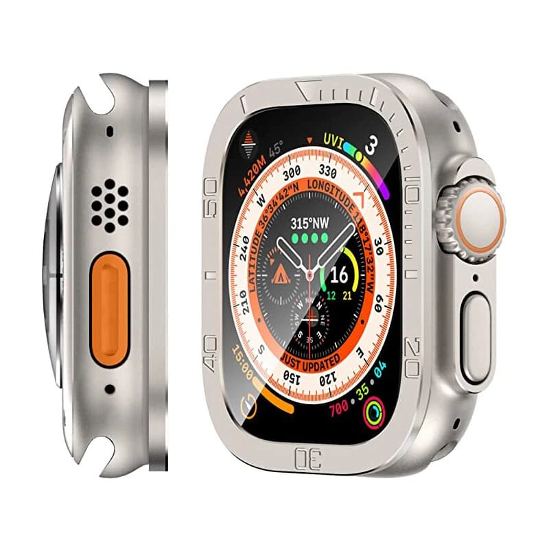 محافظ صفحه نمایش اپل واچ اولترا Apple Watch Ultra (49mm) Screen Protector Metal Guard