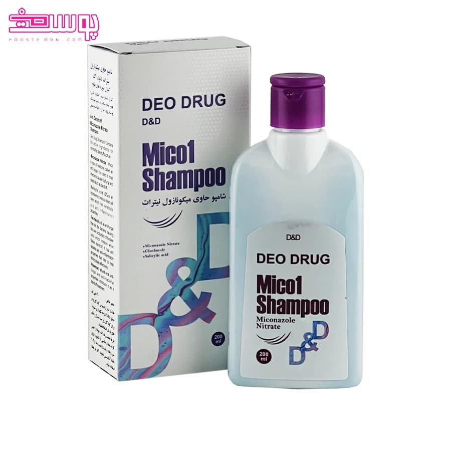 شامپو میکونازول نیترات دئو دراگ مدل Mico1 حجم 200ml