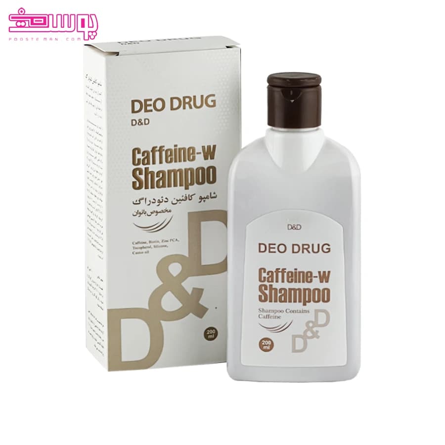 شامپو کافئین دئو دراگ مخصوص بانوان حجم 200ml