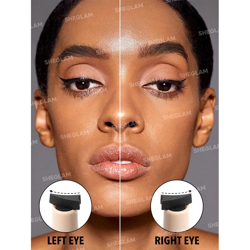 خط چشم سه سر استامپ دار ضد آب شیگلم مدل GET FOXY EYE — تصویر ۴