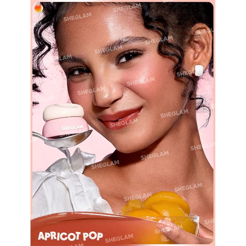 مربای لب ژله ای شیگلم مدل HYDRA JELLY رنگ APRICOT POP — تصویر ۴