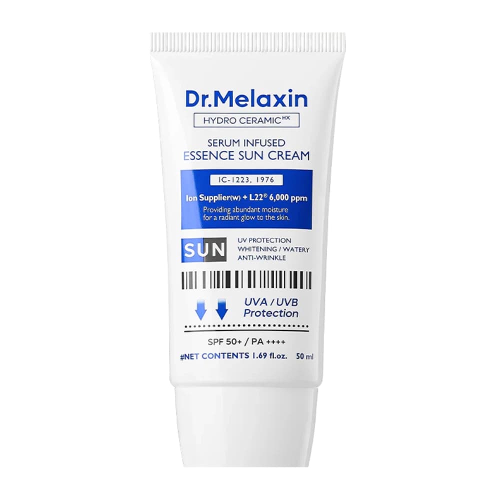 کرم ضدآفتاب هیدرو سرامیک سرم اینفیوزد اسنس دکتر ملاکسین 50 میل | Dr.Melaxin Hydro Ceramic Serum Infused Essence Sun Cream 50ml