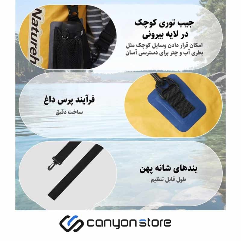 کوله درای بگ 10L نیچرهایک مدل CNK2300BS017 — تصویر ۹
