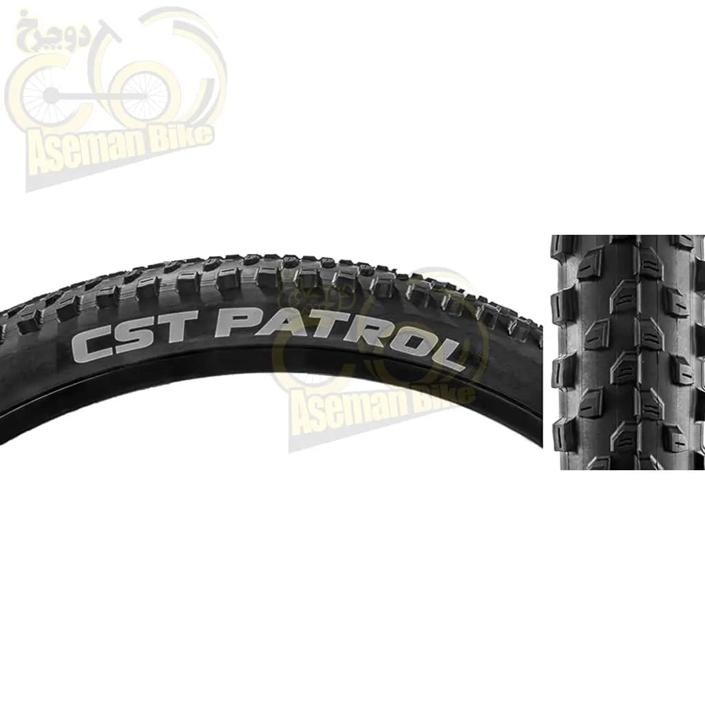 خرید تایر دوچرخه CST PATROL سایز 27.5×2.40 لاستیک پاترول — تصویر ۳