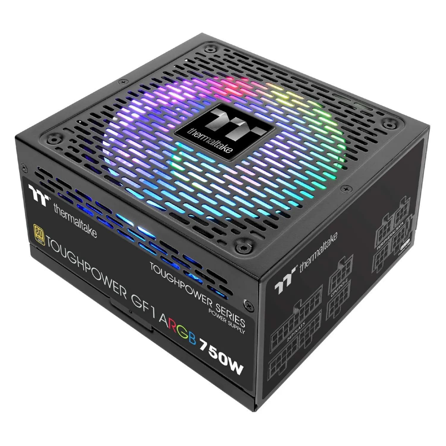 پاور Thermaltake Toughpower GF1 ARGB 750W GOLD – TT Premium Edition — تصویر ۴