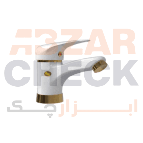 شیر روشویی ارس سفید طلا برلیان