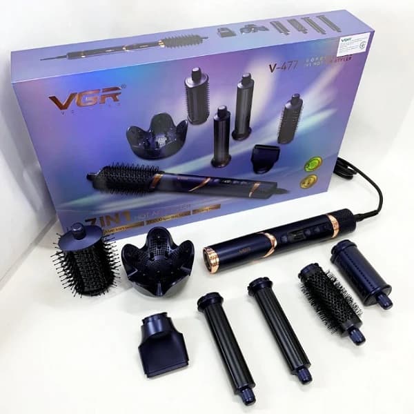 سشوار برس دار حالت دهنده وی جی آر مدل V – 477 — تصویر ۴