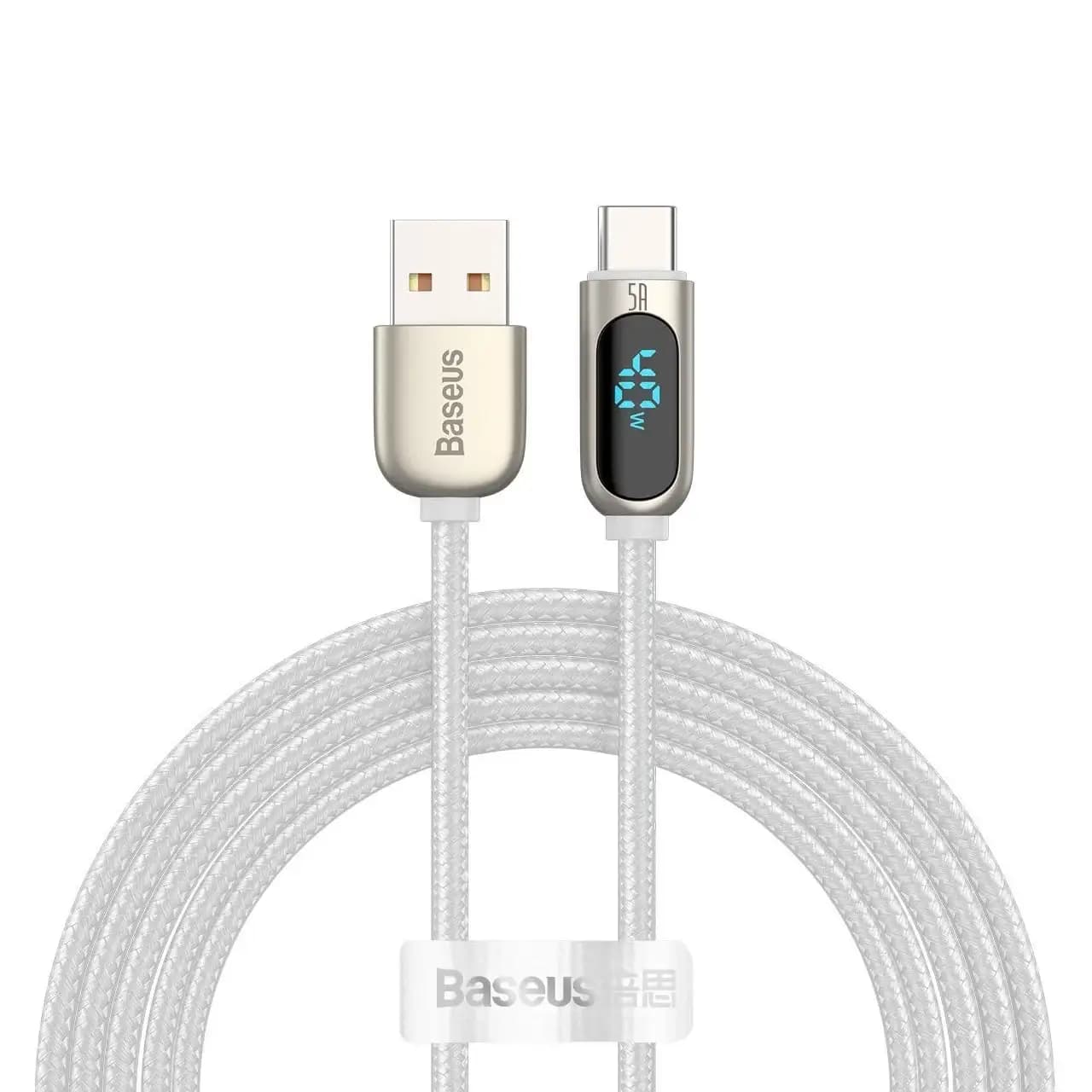 کابل تبدیل USB به تایپ سی بیسوس مدل CATSK طول 1 متر با توان 40 وات — تصویر ۲