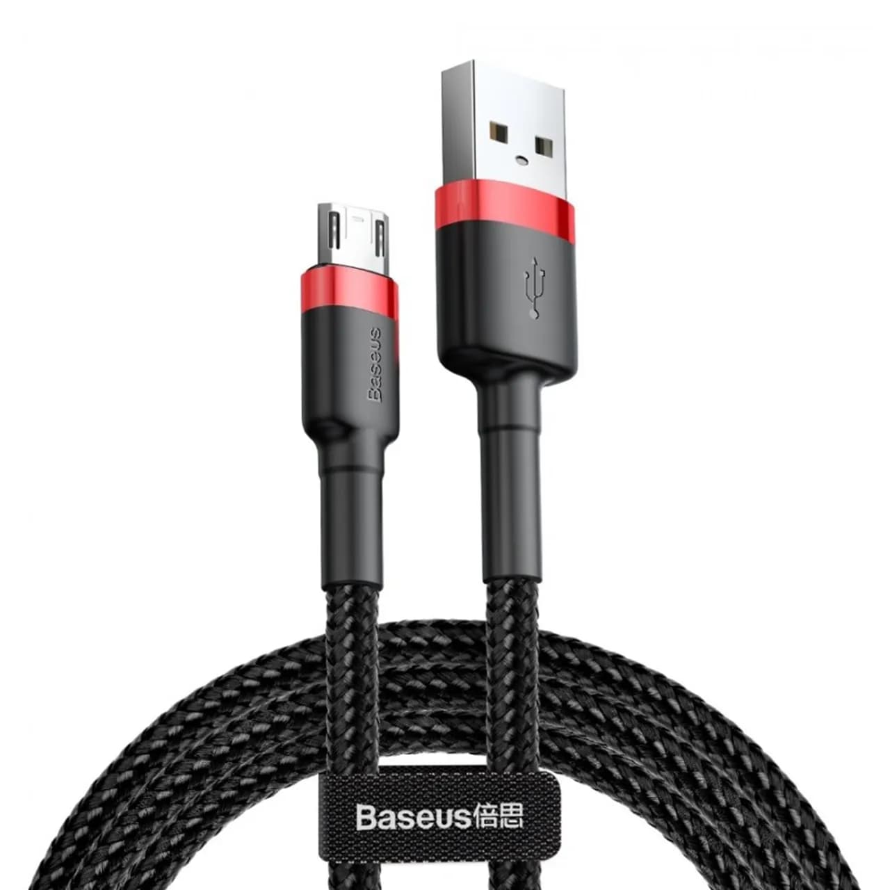 کابل تبدیل USB به میکرو USB بیسوس مدل CAMKLF طول 1 متر توان 2.4 آمپر — تصویر ۶