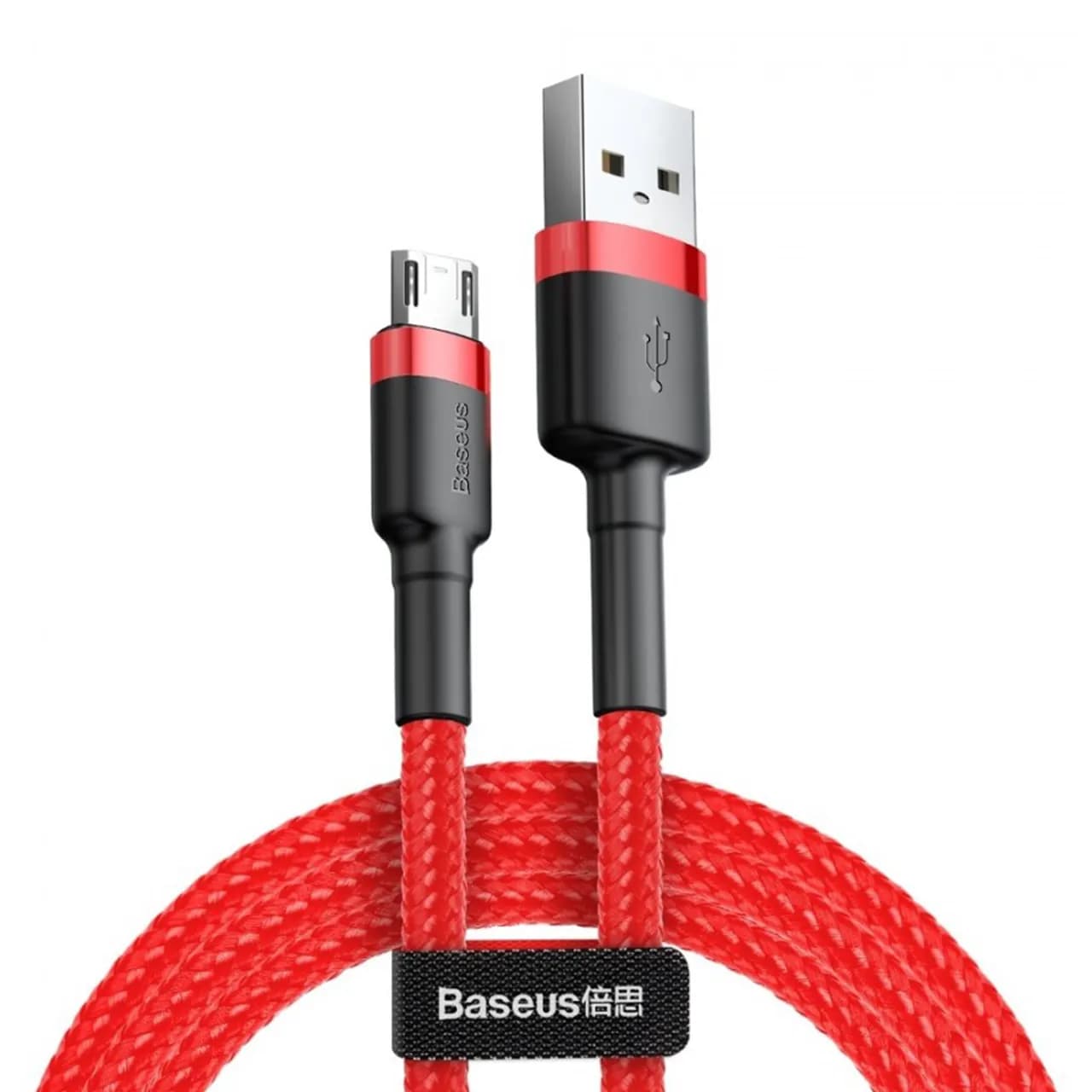 کابل تبدیل USB به میکرو USB بیسوس مدل CAMKLF طول 1 متر توان 2.4 آمپر — تصویر ۲
