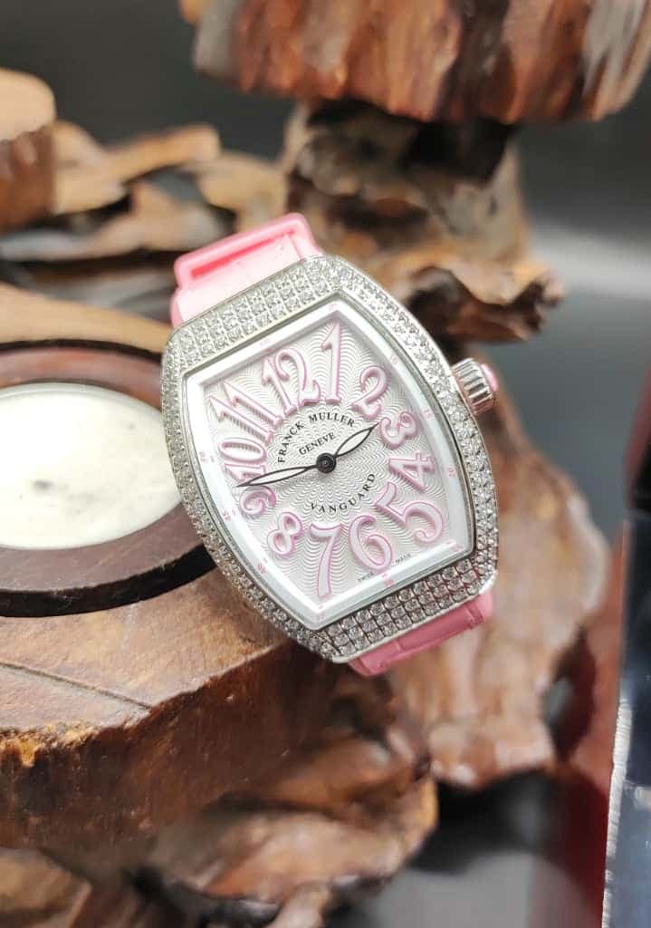 ساعت مچی زنانه نگین دار فرانک مولر Franck Muller