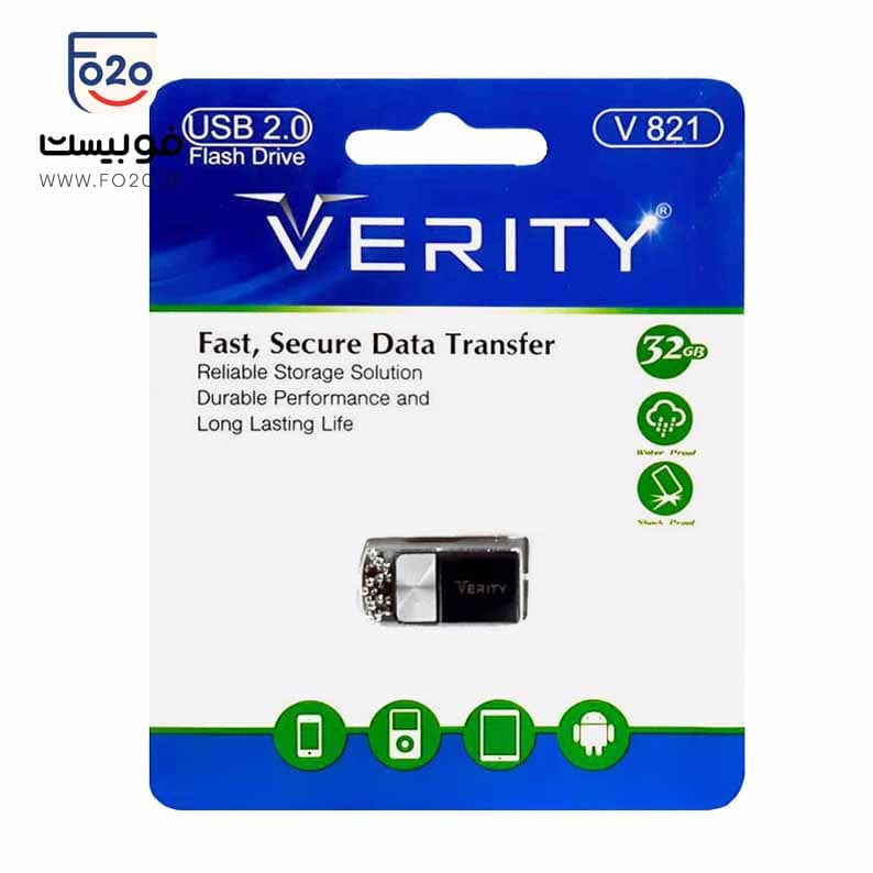 فلش مموری 32 گیگ وریتی Verity مدل 821 — تصویر ۲