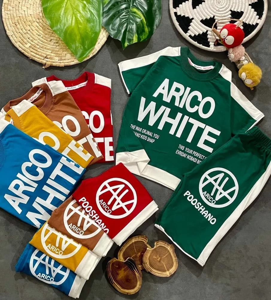 تیشرت شلوارک ARICO سایز 40 تا 55 کد 6202 — تصویر ۲