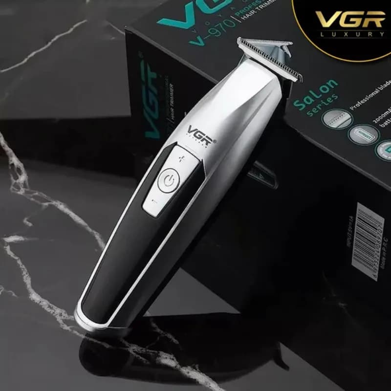 ماشین اصلاح خط زن شارژی مردانه وی جی آر مدل V-970 — تصویر ۴