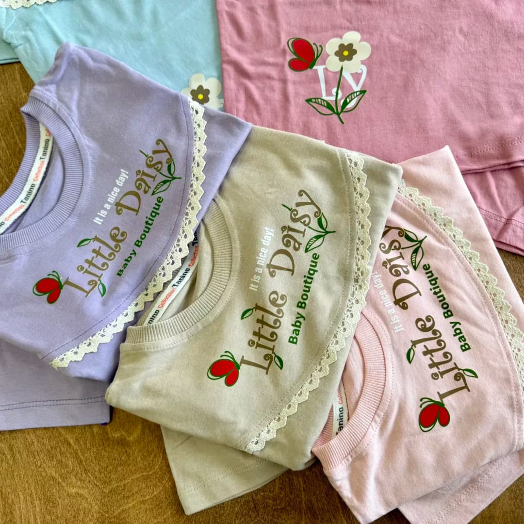 تیشرت شلوارک Little Daisy سایز 45،50 کد 6136 — تصویر ۳