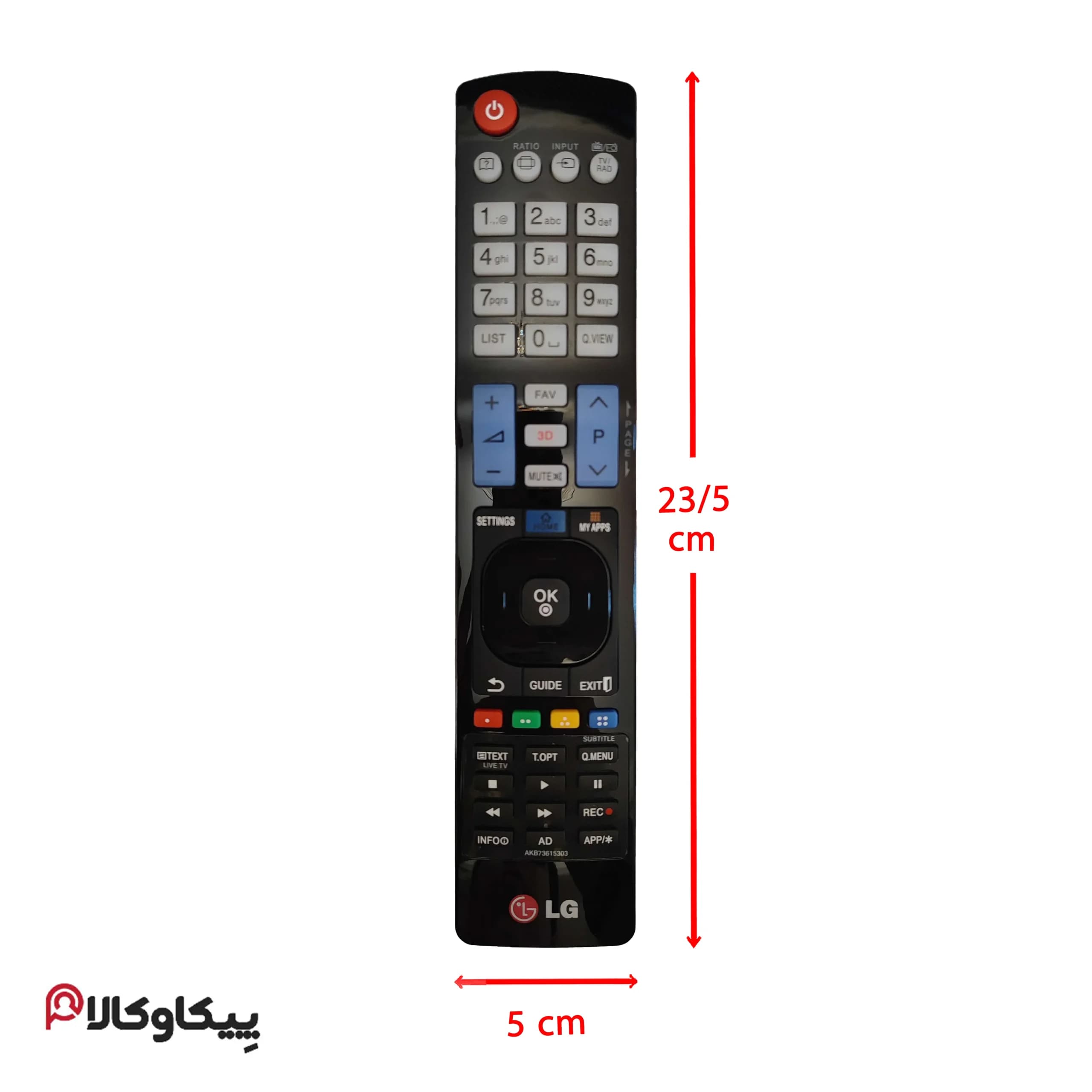 کنترل تلویزیون ال جی LG 930 وکیوم دار های کپی — تصویر ۲