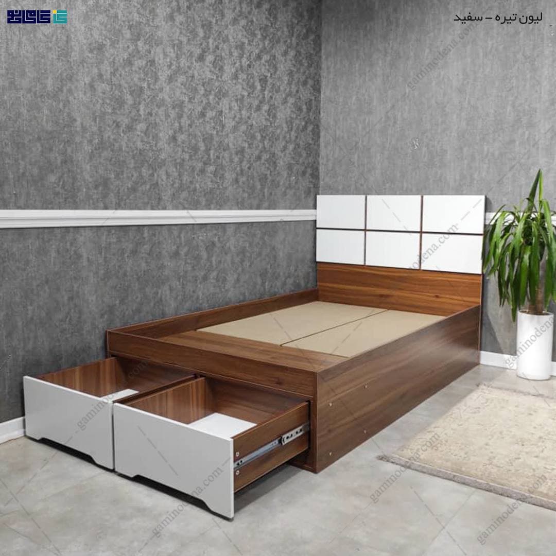 تخت خواب اسپرت و پسرانه بسامه دو نفره — تصویر ۸