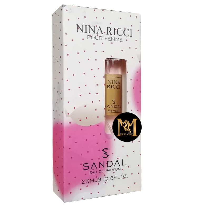 عطر جیبی زنانه صندل مدل نینا ریچی حجم 25 میلی لیتر