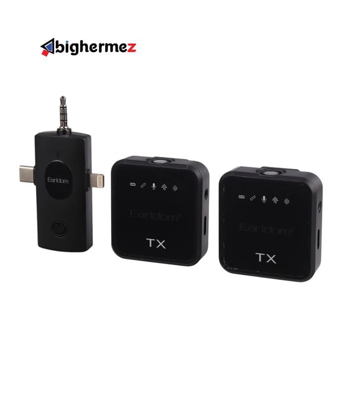 میکروفن بیسیم ارلدام مدل ET-MC13 Type-C/Lightning/3.5mm