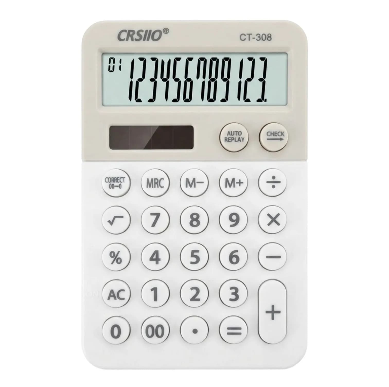 ماشین حساب کریسیو مدل CT-308 — تصویر ۲