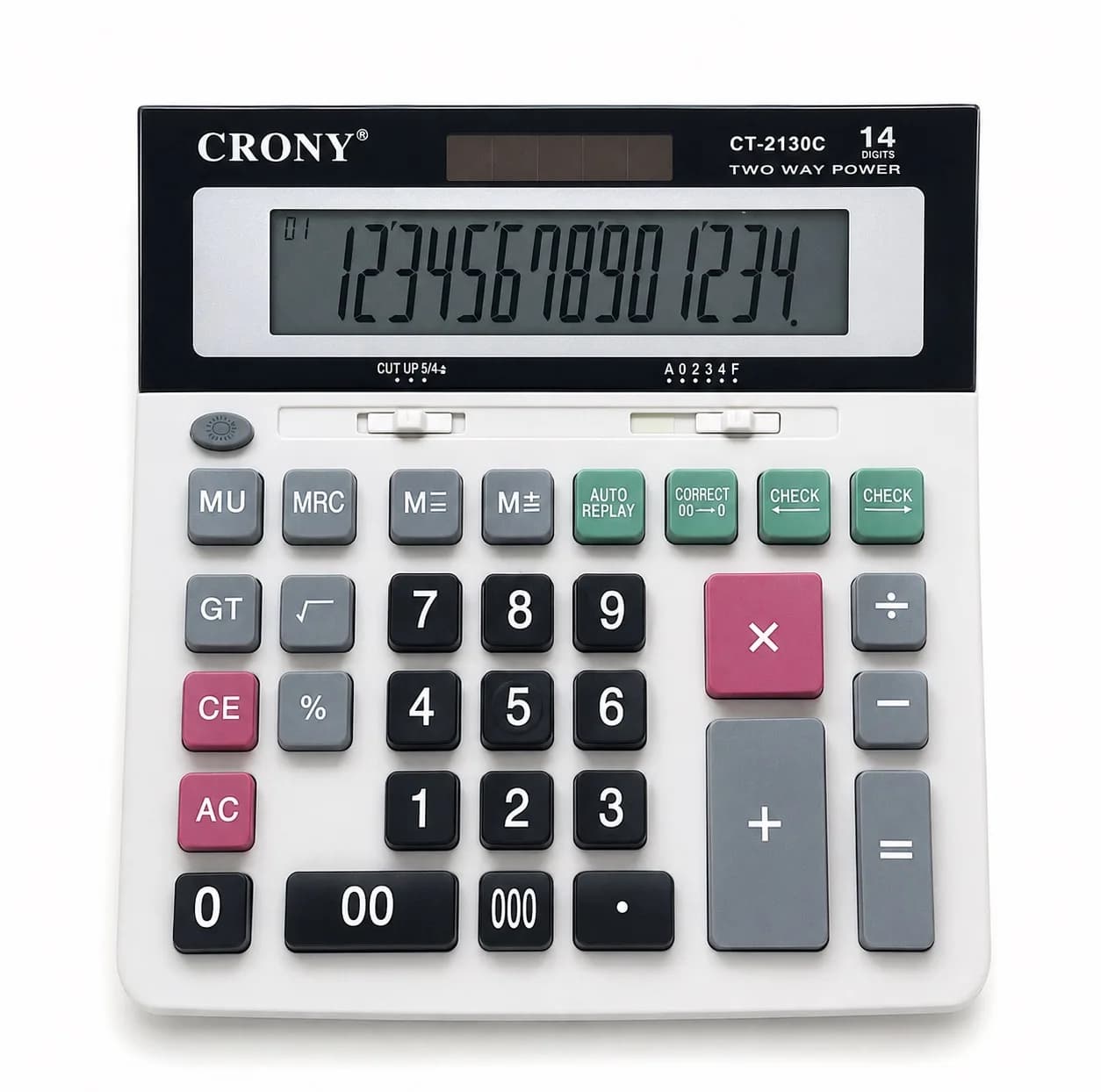 ماشین حساب کرونی مدل ct-2130C — تصویر ۲