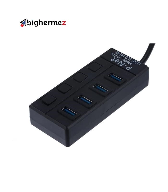 هاب 4 پورت USB 3.0 پی نت مدل P-218 — تصویر ۳