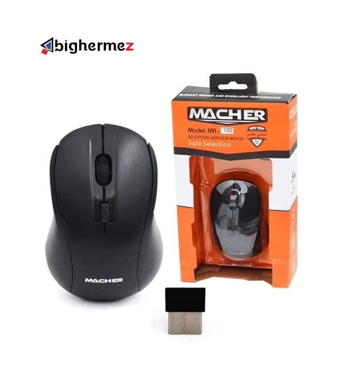 ماوس بیسیم مچر مدل MR-100 — تصویر ۳