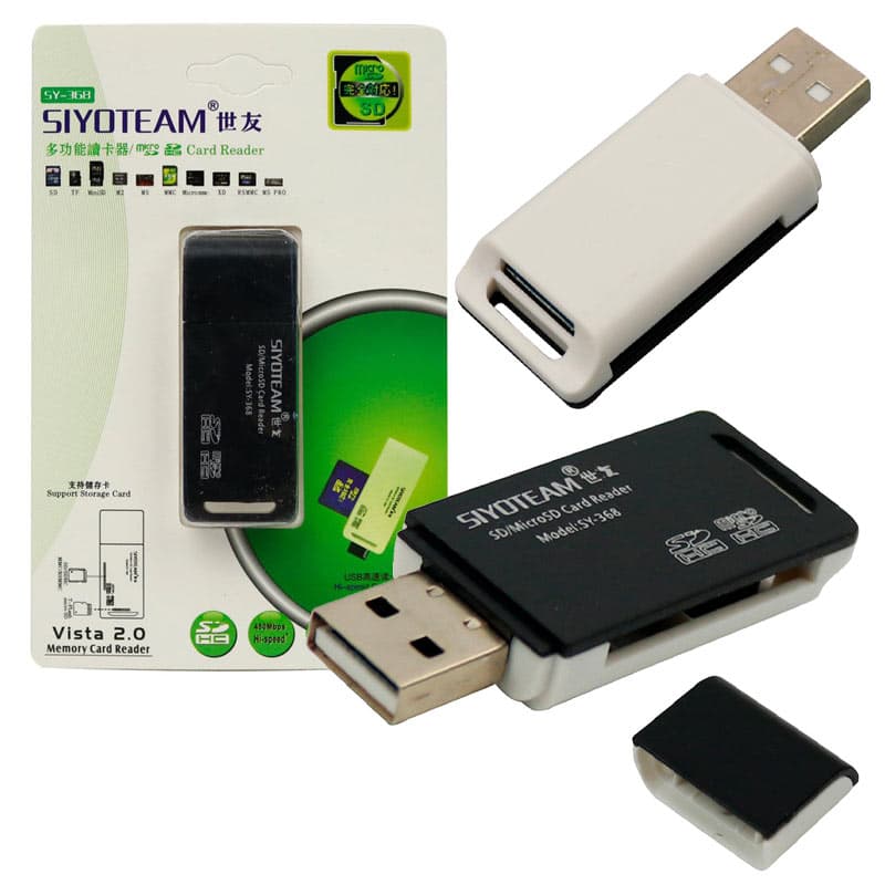 ریدر همه کاره USB2.0 Siyoteam SY-368