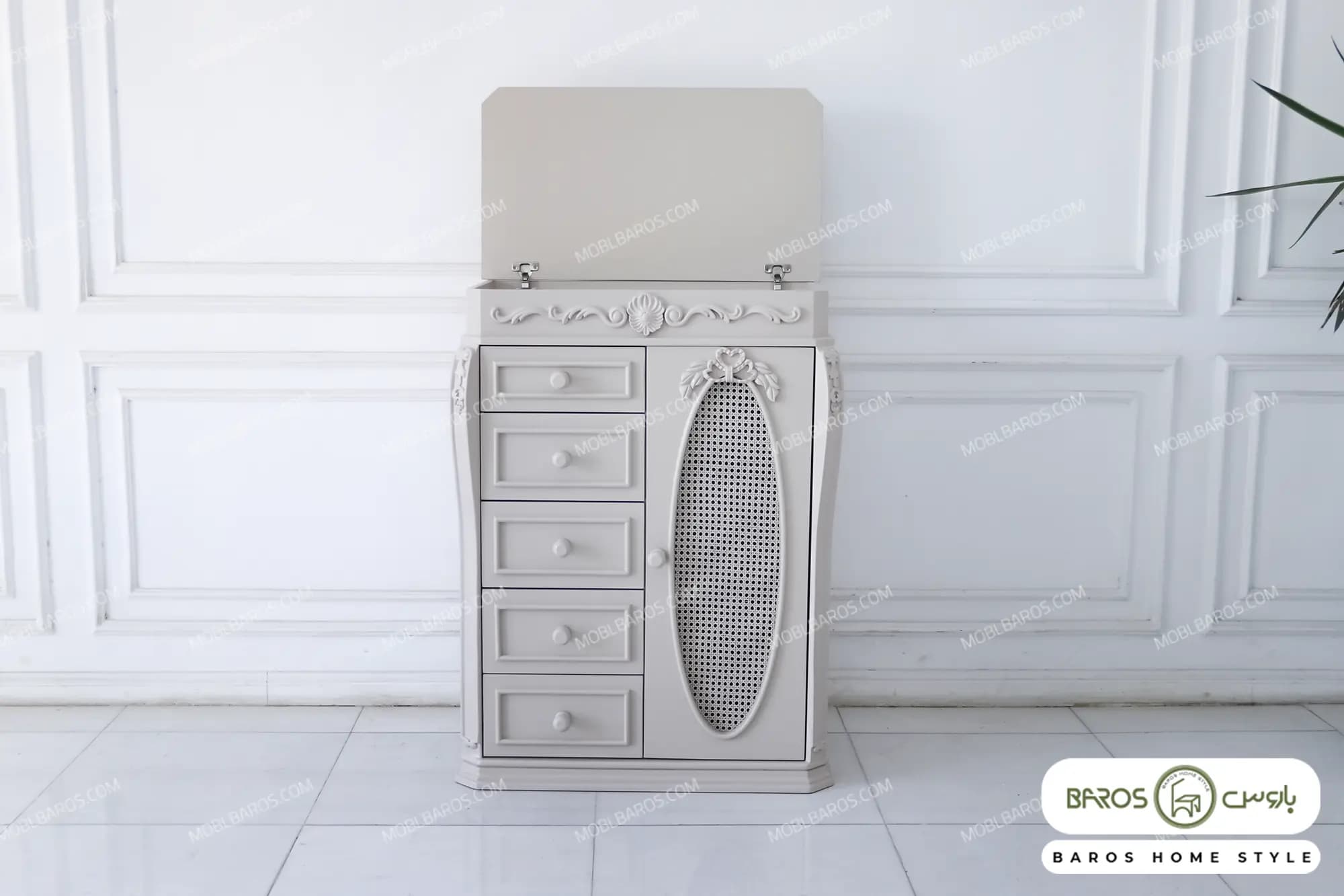 میز دراور چوبی مدل چیکو — تصویر ۵