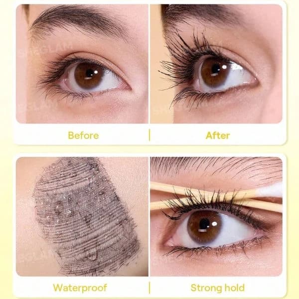 ریمل فر کننده و بلند کننده لش لایتر شیگلم (Lashlighter Iron Curl Mascara sheglam) — تصویر ۳
