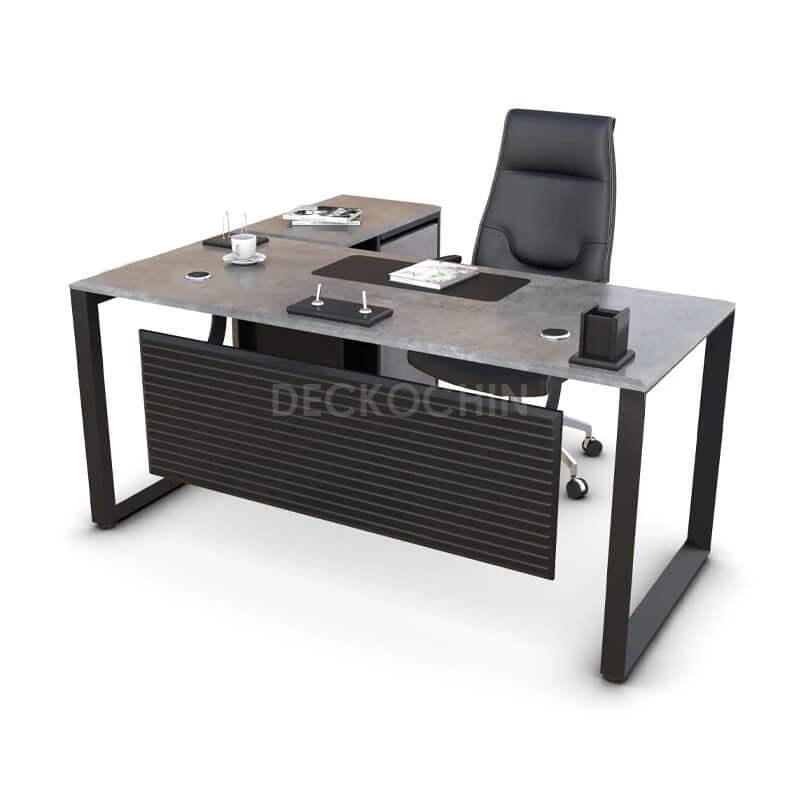 میز اداری پایه فلزی مدل F800